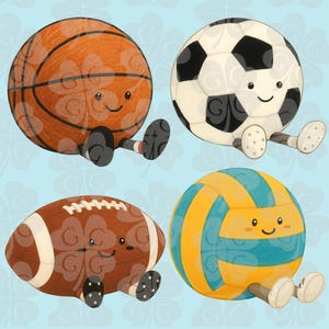 Jellycat Sports Digital Art | 16 PNG Images