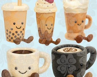Jellycat Drinks Digital Art | 13 PNG Images