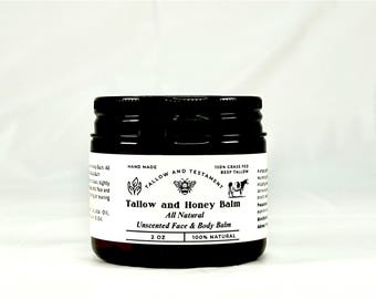 Tallow and Honey All-Natural Unscented Face & Body Balm