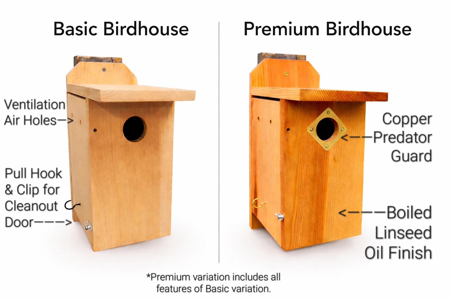 Cedar Birdhouse - Eastern/western & Mountain Bluebirds - Etsy
