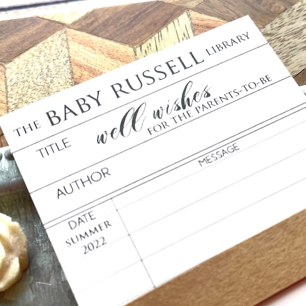 Baby Shower Library - Etsy