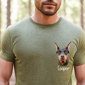 Personalized Pet Shirt, Custom Pet Shirt, Fathers Day Gift, Customized Pet Memorial, Dog Mom Gifts, Pet Lover, Cat Mom Shirt, Custom Dog Tee