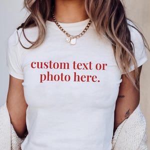 T-shirt bébé texte personnalisé année 2000