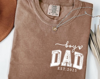 Camiseta Comfort Colors® para papá niño, regalo del Día del Padre de parte del hijo, camiseta a juego para papá e hijo, regalo para papá primerizo, camiseta para papá de niños, regalo para papá