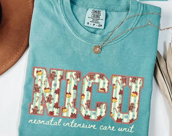 Comfort Colors® NICU Nurse Shirt,Neonatal Intensive Care Unit Nurse Gift,Cute Nicu shirt,NICU Nurse Appreciation,Christmas NICU Nurse Shirt