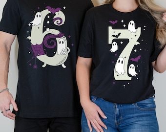 6 7 tshirts funny Halloween costume for kids or parents, great for teachers, six seven Tiktok trend, Meme shirt, group shirt,couples costume