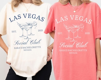 Maglietta personalizzata Comfort Colors per addio al nubilato: The Bach Club