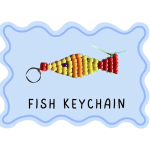 Porte-clés en forme de poney poisson