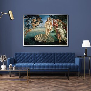 Birth of Venus Art Print by Botticelli – Renaissance Wall Decor, Classical Mythology Poster, Iconic Venus Gift for Home & Art History Lovers