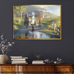 Sousou No Frieren Canvas Art Print: High-Resolution Matte Paper