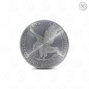 Moneda de titanio Walking Liberty de 1 oz / Moneda redonda American Eagle de lingote con pureza de 0.999 / Metal raro coleccionable de 1 onza troy / Moneda de titanio de 31.1 g (EE. UU.)