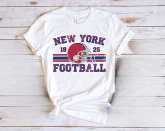 Distressed New York Football Shirt Giants Football Crewneck Retro Giants Shirt Gift for Giants Football Fan New York Giants Gift Game Day