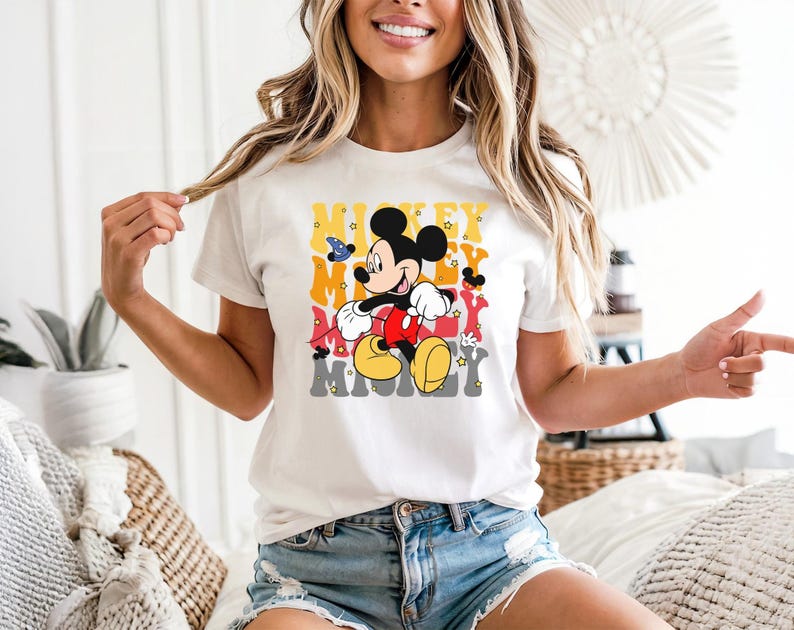 Mickey Mouse Disney Shirt, Disney Character Tee, Magic Kingdom Vacation Shirt, Disney Family Trip Tee, Mickey Shirt, Funny Disney Tee Bild 3