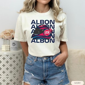 Alexander Albon Racing Car T-Shirt  Team Albon Racing Apparel  Comfort Colors