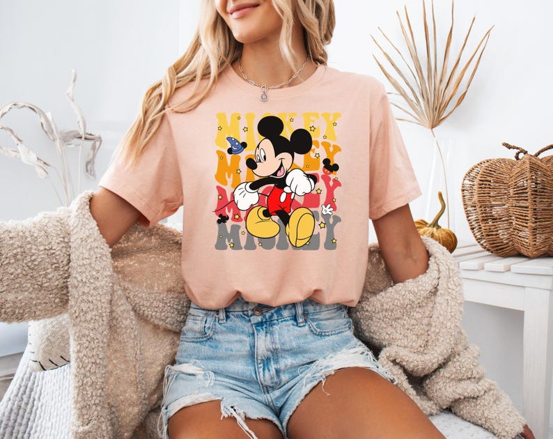 Mickey Mouse Disney Shirt, Disney Character Tee, Magic Kingdom Vacation Shirt, Disney Family Trip Tee, Mickey Shirt, Funny Disney Tee Bild 4