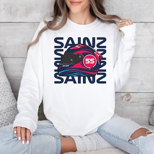 Carlos Sainz Racing Car Shirt  Team Sainz Merch  Comfort Colors Design