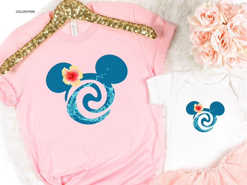 Disney Moana shirt, Moana Family Shirts for Woman, Disney Moana Shirts for Girl, Moana Mickey Ears Shirt, Moana t-shirt,Moana birthday party image 7