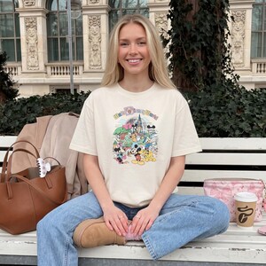 Disney World Castle T-Shirt, Cute Disney Friends Theme Park Tee, Disney Trip Vacation Outfit, Disney Park Lover Gift Idea