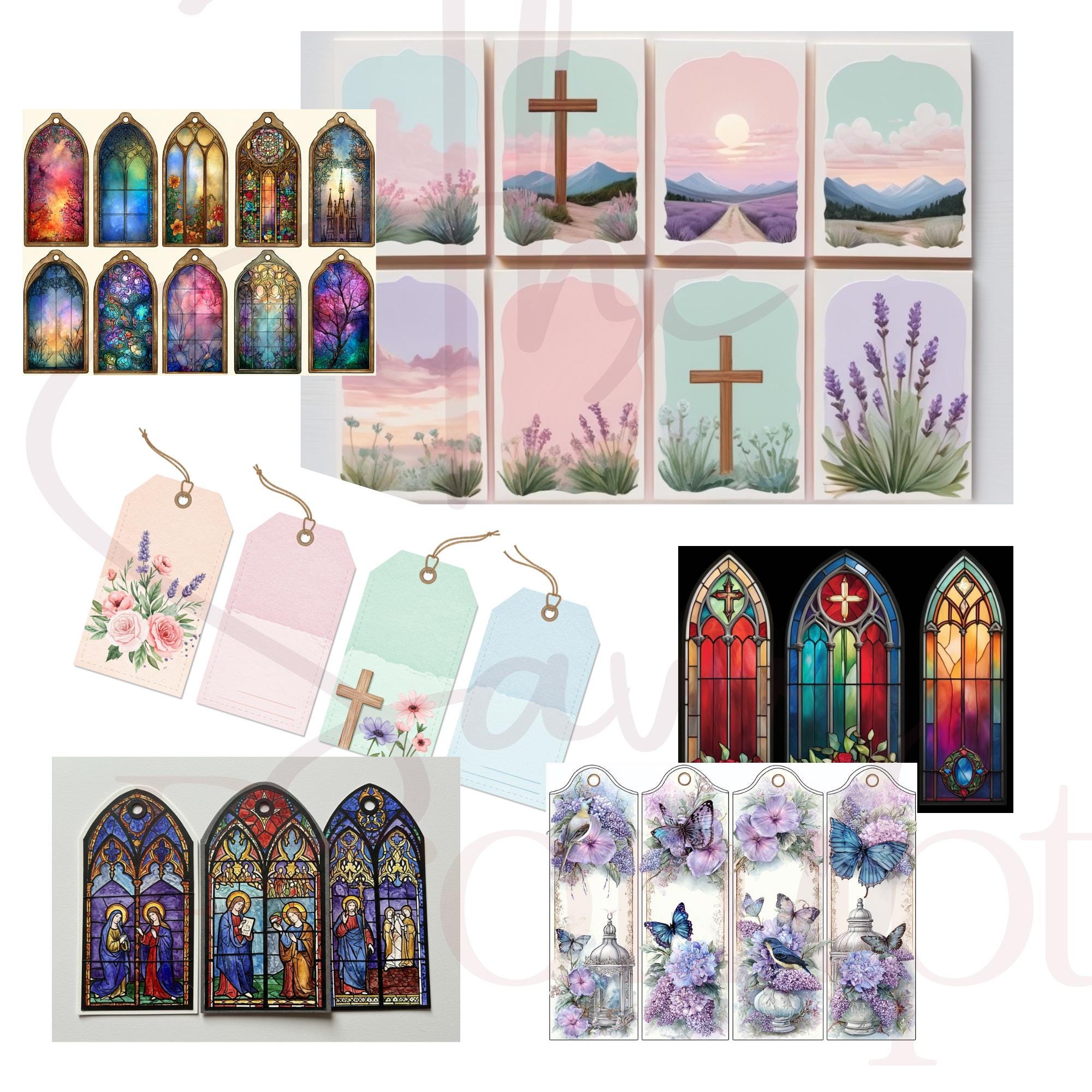 25 Chapel/Christian Themed AI Prompts - Digital Journaling & Craft Prompt Collection - Instant Digital Download - Thumbnail 5