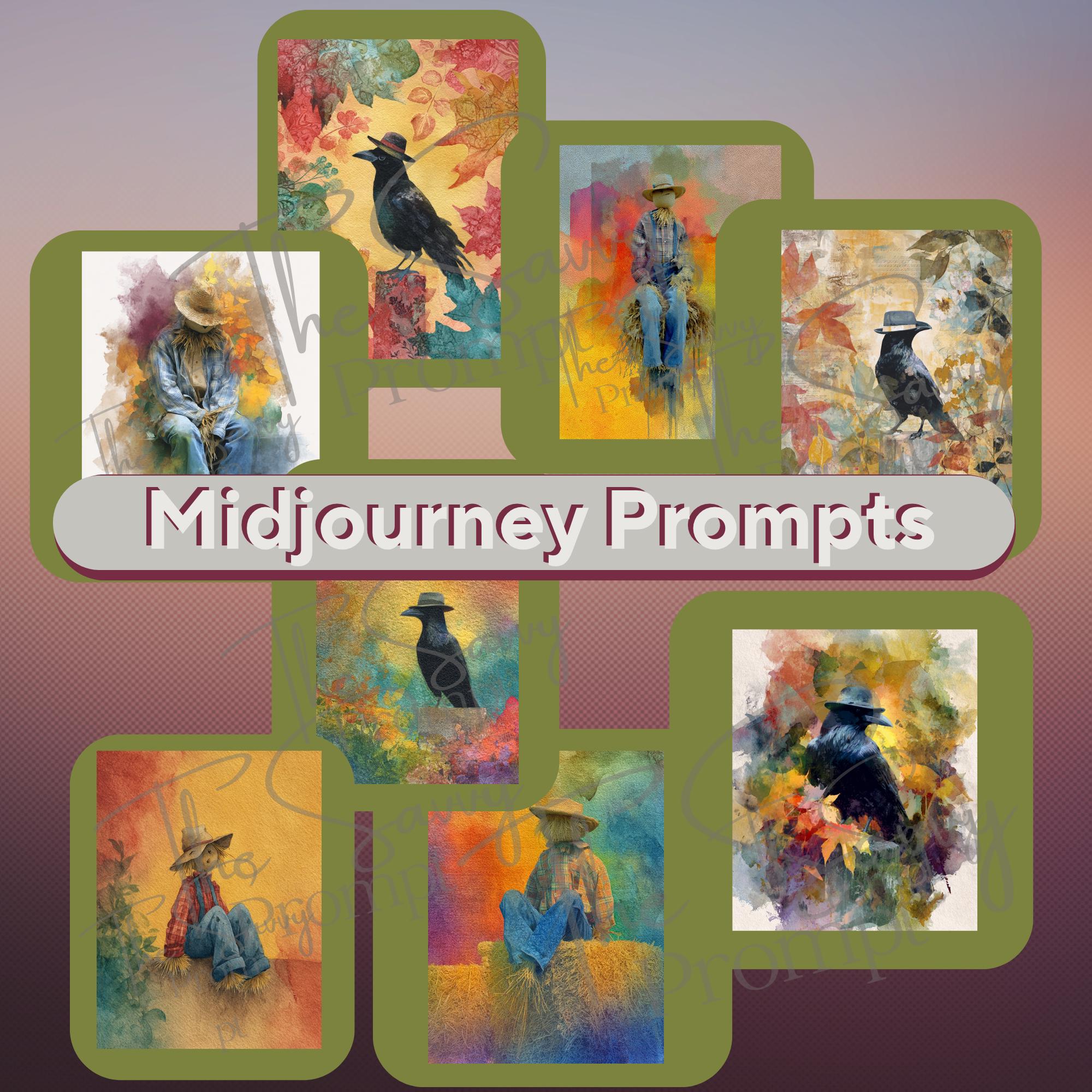AI Prompt Short –Autumn Vibe | 1 Midjourney Prompt with 10 Variations + 40 AI personal/ commercial use images | Journal, Stationery Papers - Thumbnail 3