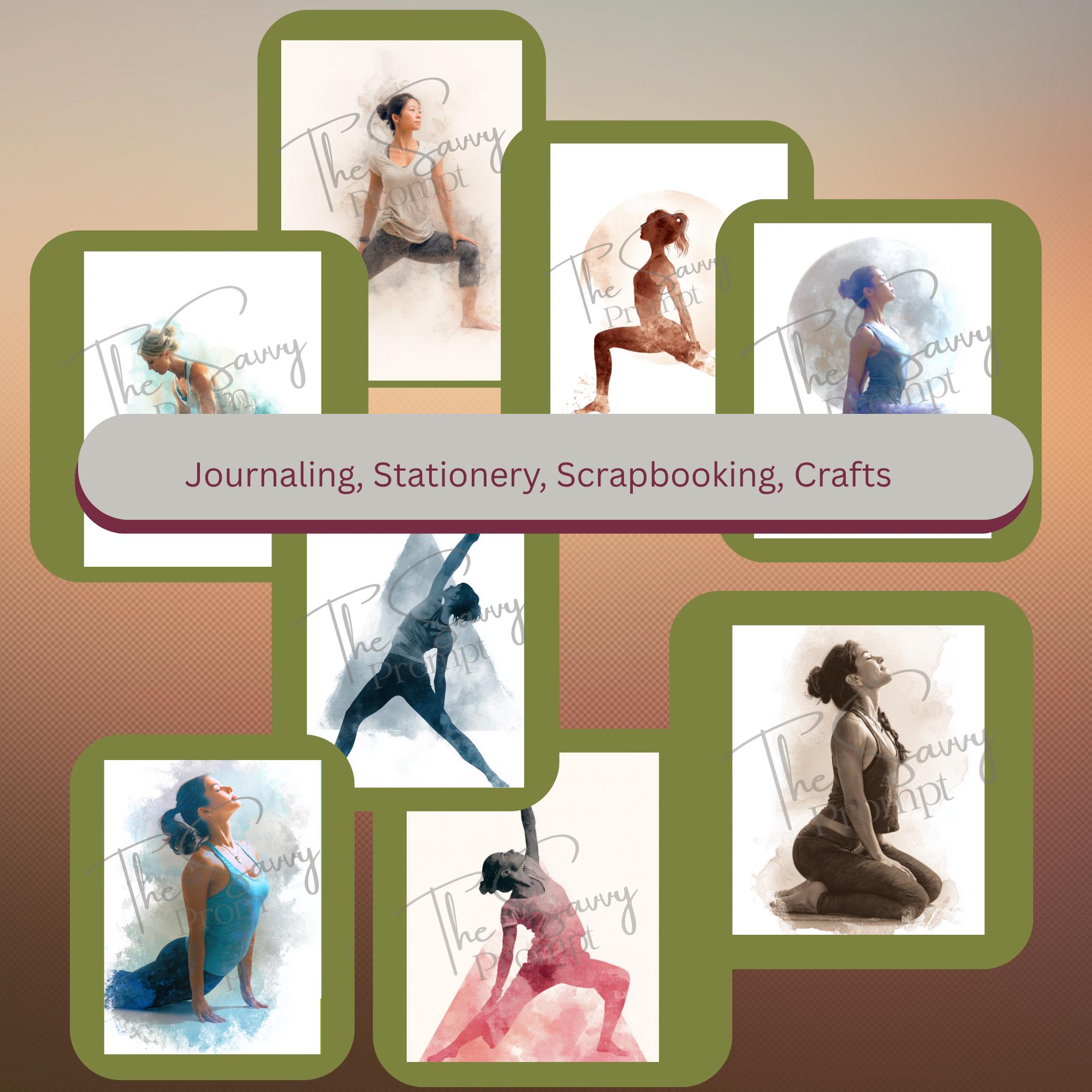 AI Prompt Short –Yoga Life| 1 Midjourney Prompt with 10 Variations + 40 AI personal/ commercial use images | Journal, Stationery Papers - Thumbnail 4