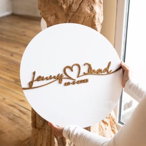 Custom wedding guest book alternative, Round guest book wood, Circle guest book, Wood guest book sign, Alternative guest book ideas
