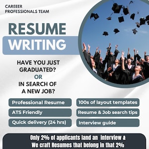 Graduate Resume, Professional Resume Template, ATS Resume templates, Resume Writing, Resume and Cover letter, cv template layout, CV maker