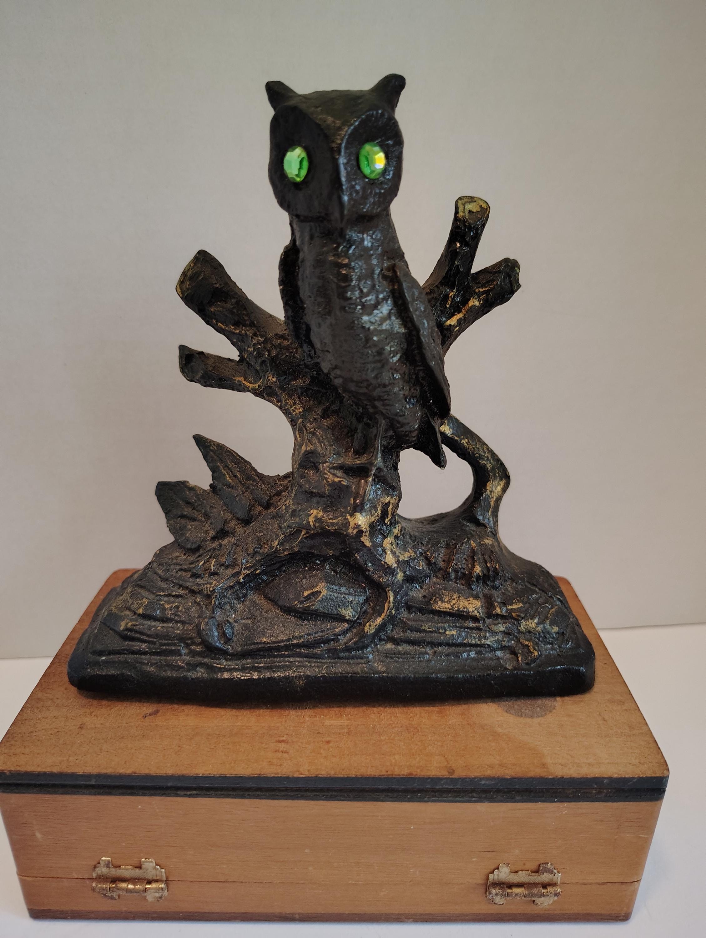 Vintage Koal Kraft Owl-Made from Coal