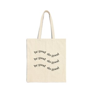 Cotton Canvas Tote Bag
