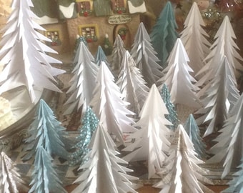 Origami Trees 8 of Any Style or Color Included 4-5 Inches tall Contact shop for Color Choices You Do Not See Listed