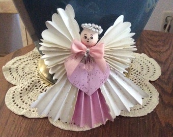 Personalized Origami Angels 2 included For Gifts, Baptism or Birthday