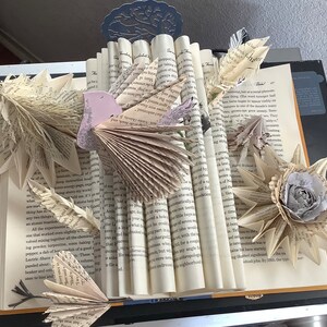 Rustic Book Art Fly Away With Me image 6