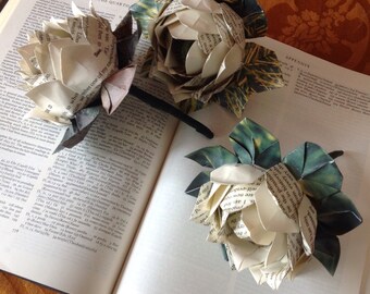 3 gepersonaliseerde origami lotusbloemen voor een heel speciaal iemand.