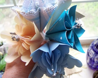 15 Fancy Kusudama Origami Paper Wedding Flowers With Stems