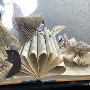 Rustic Book Art Fly Away With Me image 5