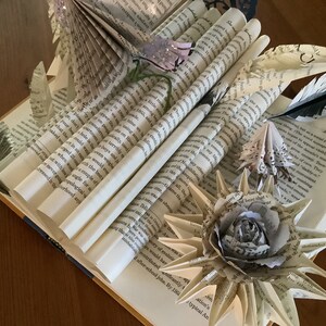 Rustic Book Art Fly Away With Me image 4