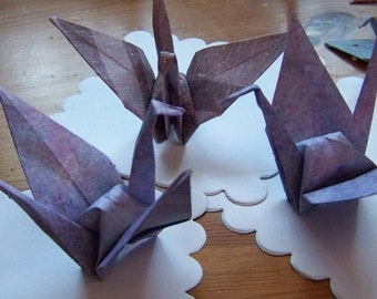 15 Custom Designed Origami Paper Cranes For Your Wedding Or Celebration