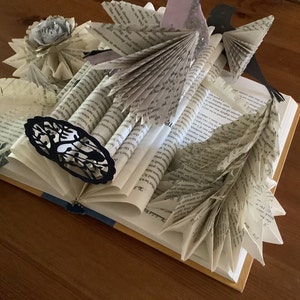 Rustic Book Art Fly Away With Me image 2