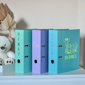 Personalized children's folder | Kindergarten folder | Documents | Name & design | A4 folder with 6 or 10 dividers