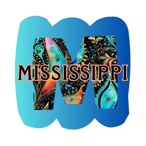 Stickers État du Mississippi, personnalisez votre espace avec des autocollants État