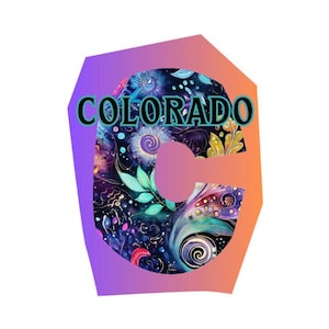 Colorado State Sticker lieben den Mile High Zustand, genannt den Centennial Zustand