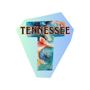 Sticker Tennessee State, Love Nashville, Grand Ole Opry, Panthéon de la musique country, Memphis, Elvis Presley, Graceland, Sun Studio, Beale St