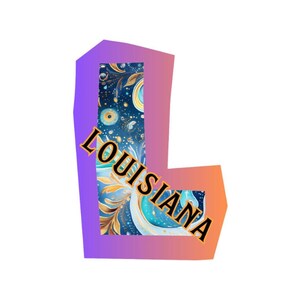 Louisiana staatssticker, herinneringen onderweg, staatsstickers verhalen