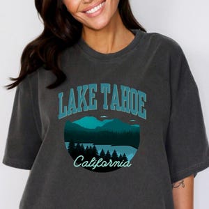 Lake Tahoe shirt, Lake Tahoe clothing, Lake Bachelorette shirt, Lake Tahoe Sweatshirt, Lake Tahoe Vintage, 90s shirt, Retro Mountain shirt