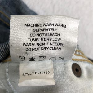 Calça jeans Filson Double Knee Carpenter masculina, tamanho 38x34, azul, perna reta, modelo 10130 imagem 11