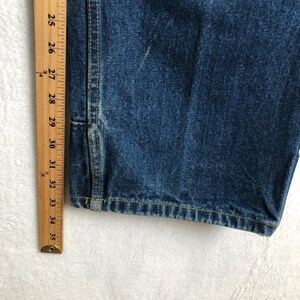 Calça jeans Filson Double Knee Carpenter masculina, tamanho 38x34, azul, perna reta, modelo 10130 imagem 10