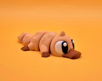 Flexi-vogelbekdierspeelgoed – 3D-geprint uniek scharnierend dier – Fidgetspeelgoed voor kinderen – Zintuiglijk spelcadeau