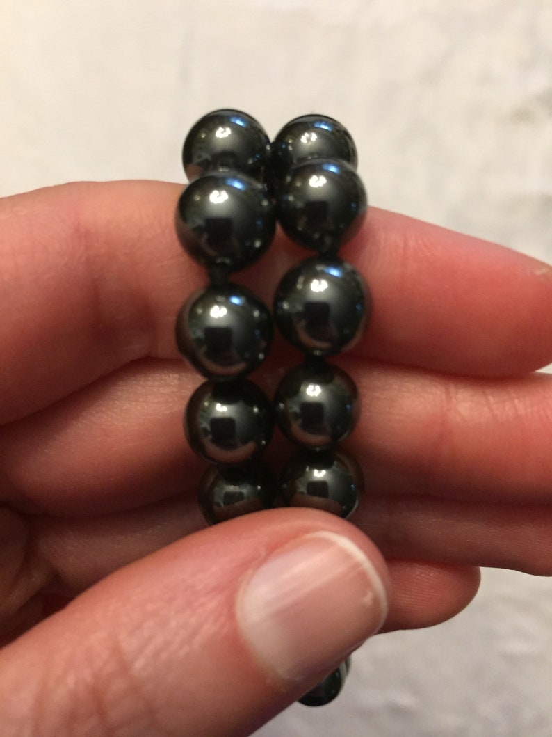 Vintage Glass Bead Multi-facet Necklace Retro Necklace 80s 90s Necklace