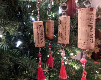 Cork Christmas Ornaments