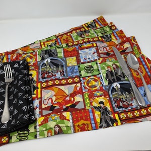 Wizarding World Placemats and Napkins